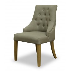 Windsor Comfort Fabric Oak Chair